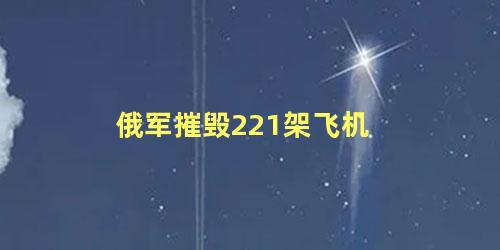 俄军摧毁221架飞机