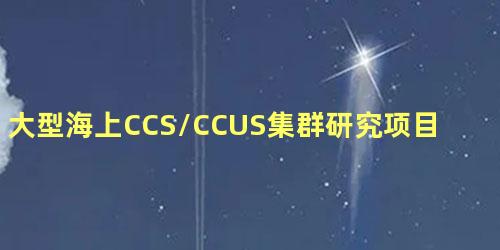 大型海上CCS/CCUS集群研究项目