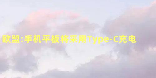 欧盟:手机平板将采用Type-C充电口