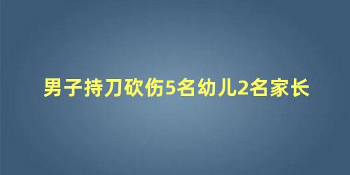 男子持刀砍伤5名幼儿2名家长，男子持刀闯入幼