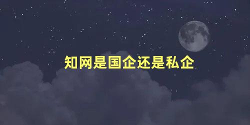 知网是国企还是私企 知网收的钱给谁了