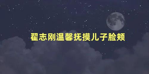 翟志刚温馨抚摸儿子脸颊