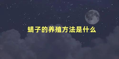 蝎子的养殖方法是什么 蝎子的养殖与管理