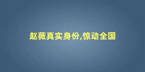 赵薇真实身份,惊动全国 马云和赵薇的手势是什么意思