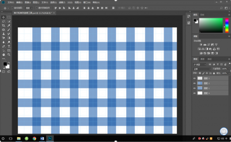ps怎么制作网格背景