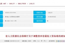 2019年贵州省最低工资标准是多少钱？附2019年