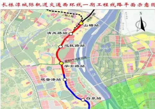 最新！长沙地铁3号线南延线8个站点位置曝光（详图）