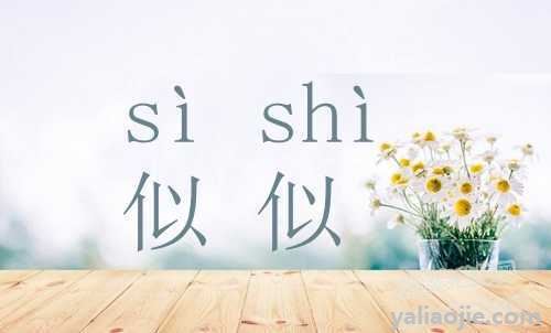 似的读音是si还是shi？