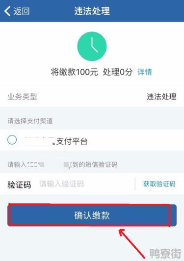 12123为什么不能缴纳罚款