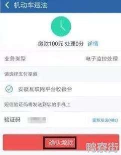 12123为什么不能缴纳罚款